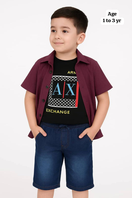 Traditionalt shirt and short for Little Stars